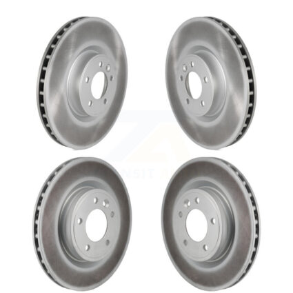 Front Rear Coated Disc Brake Rotors Kit For Land Rover Range Discovery KG-101929