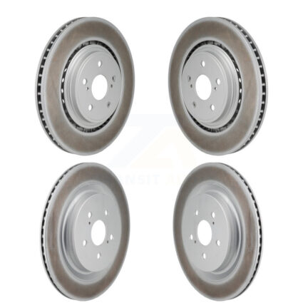 Front Rear Coated Disc Brake Rotors Kit For Toyota Highlander Lexus RX350 RX350h KG-101942
