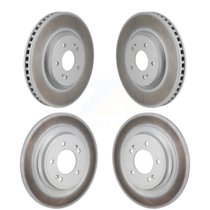 Front Rear Coated Disc Brake Rotors Kit For Hyundai Tucson Kia Sportage KG-101947