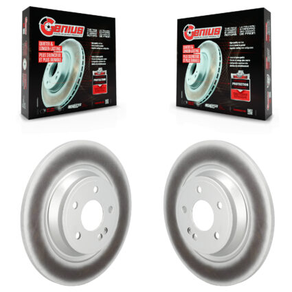 Rear Coated Disc Brake Rotors Pair For Mercedes-Benz GLB250 GLA250 CLA250 EQB 350 300 KG-102009