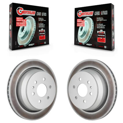 Rear Coated Disc Brake Rotors Pair For 2021-2022 Chevrolet Colorado GMC Canyon KG-102023