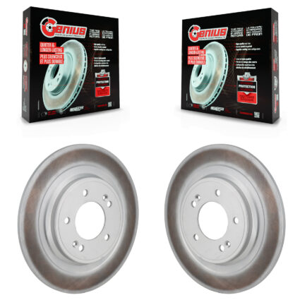 Rear Coated Disc Brake Rotors Pair For Hyundai Tucson Kia Sportage KG-102030