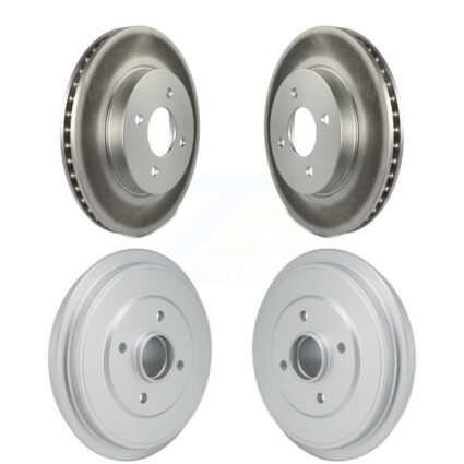 Front Rear Disc Brake Rotors Drums Kit For Nissan Micra Versa Note KG-102035