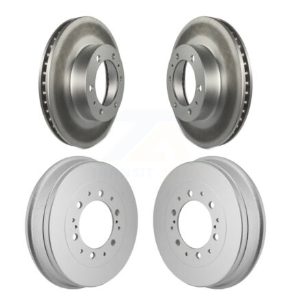 Front Rear Disc Brake Rotors Drums Kit For Toyota Tacoma KG-102036