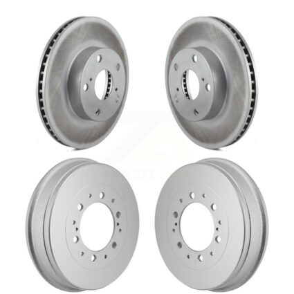 Front Rear Disc Brake Rotors Drums Kit For 2015 Toyota Tacoma 4WD With 5 Lug Wheels KG-102037