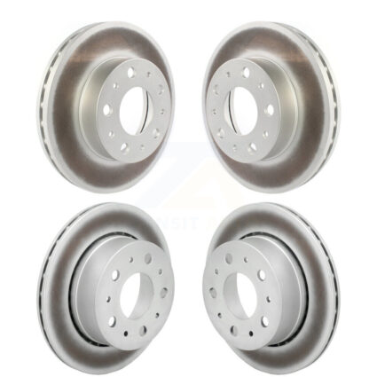 Front Rear Coated Disc Brake Rotors Kit For 2022-2023 Ram ProMaster 3500 2500 1500 KG-102070