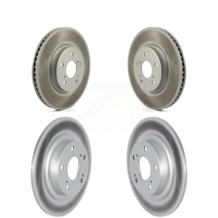 Front Rear Coated Disc Brake Rotors Kit For 2024 Acura Integra 1.5L KG-102071