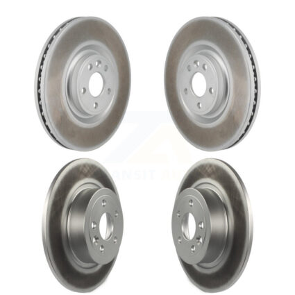 Front Rear Coated Disc Brake Rotors Kit For Land Rover Range Evoque KG-102073