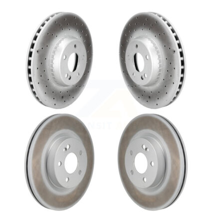 Front Rear Coated Disc Brake Rotors Kit For Mercedes-Benz GLC300 KG-102076
