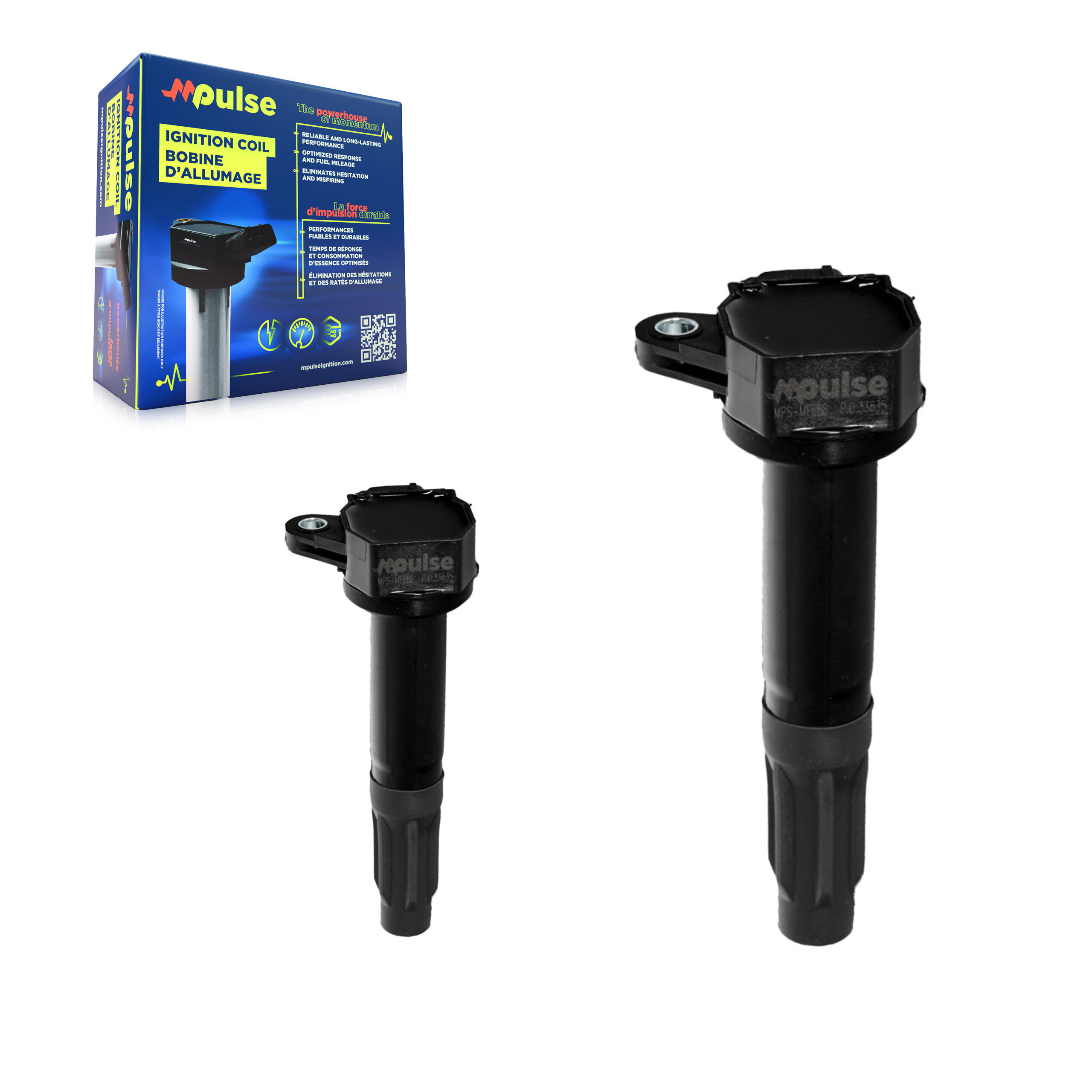 Ignition Coil (2 Pack) For 2010-2012 Subaru Outback Legacy KMP-100074