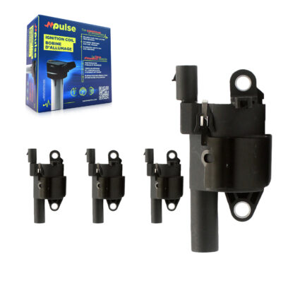 Ignition Coil (4 Pack) For Chevrolet GMC Sierra 1500 Silverado Tahoe Cadillac Corvette LD KMP-100396