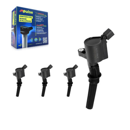 Ignition Coil (4 Pack) For Ford F-150 E-350 Super Duty F-350 E-250 Mustang F-250 E-150 KMP-100464