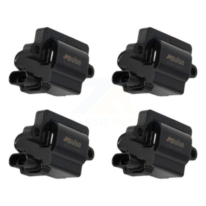Ignition Coil (4 Pack) For Chevrolet GMC Silverado 1500 Sierra 2500 HD Avalanche 3500 H2 KMP-100495