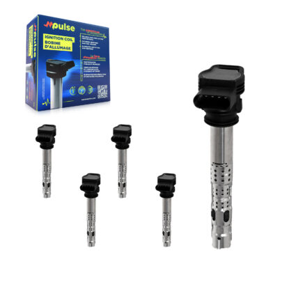 Ignition Coil (5 Pack) For Volkswagen Jetta Audi Tiguan Q5 A4 Quattro Passat Golf Beetle KMP-100690