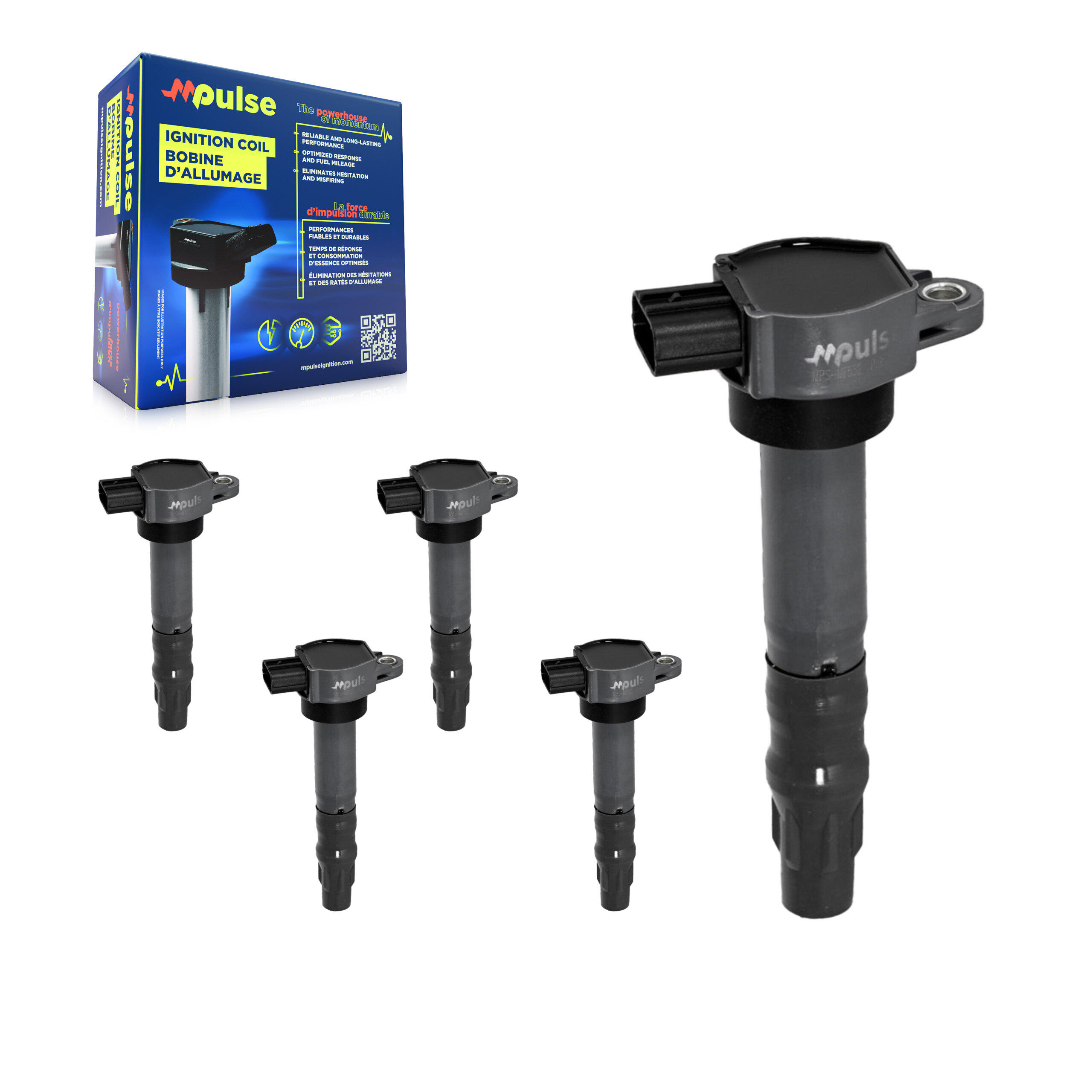 Ignition Coil (5 Pack) For Mitsubishi Eclipse Lancer Outlander Galant KMP-100724