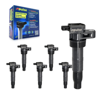 Ignition Coil (6 Pack) For Hyundai Kia Santa Fe Sorento Sonata Sedona Genesis Coupe XL KMP-100972