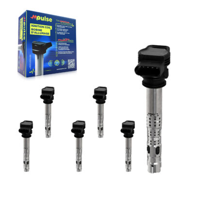 Ignition Coil (6 Pack) For Volkswagen Jetta Audi Tiguan Q5 A4 Quattro Passat Golf Beetle KMP-101054