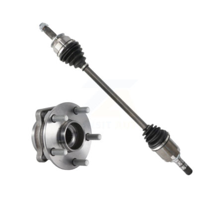 Front Left CV Axle Drive Shaft And Hub Bearing Assembly Kit For Subaru Forester Impreza KN7-100111