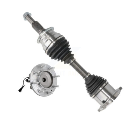 Front Left CV Axle Shaft And Bearing Kit For GMC Sierra 3500 HD Chevrolet Silverado RWD KN7-100118