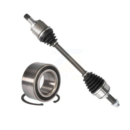 Front Left CV Axle Drive Shaft Complete Assembly And Wheel Bearing Kit For Honda Accord KN7-100146