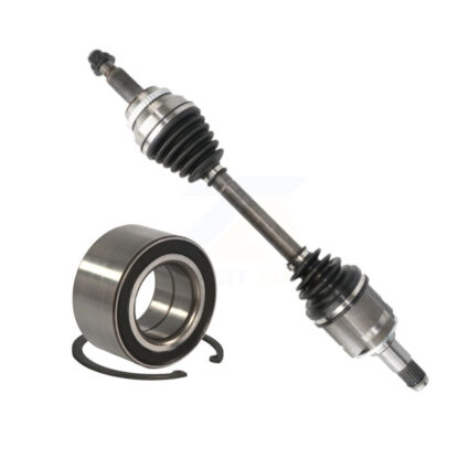 Front Left CV Axle And Bearing Kit For Toyota Camry Lexus RX350 RX330 Highlander Solara KN7-100155