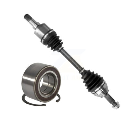 Front Left CV Axle Drive Shaft Complete Assembly And Wheel Bearing Kit For Ford Focus KN7-100199