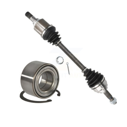 Front Left CV Axle Drive Shaft Assembly And Wheel Bearing Kit For Nissan Micra Versa Note KN7-100224