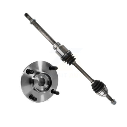 Front Right CV Axle Drive Shaft And Wheel Hub Bearing Assembly Kit For Nissan Versa Cube KN7-100248