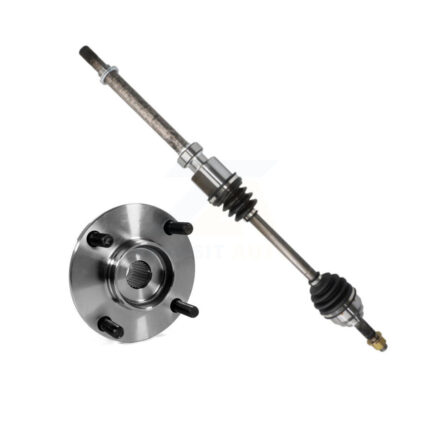Front Right CV Axle Drive Shaft And Hub Bearing Assembly Kit For Nissan Versa w o CVT KN7-100250