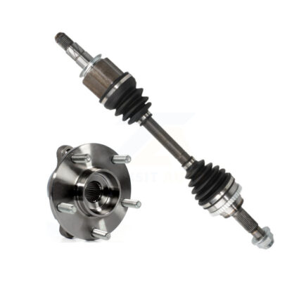 Front Right CV Axle Drive Shaft And Hub Bearing Assembly Kit For INFINITI G37 G35 G25 KN7-100313