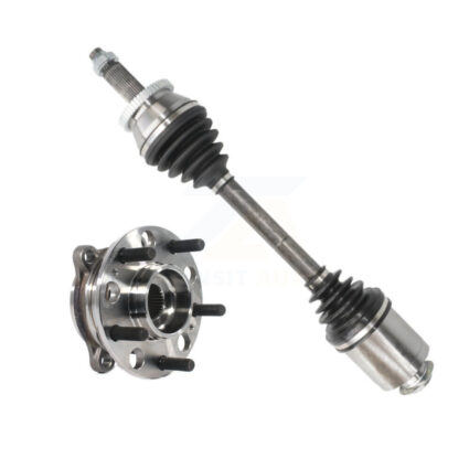 Front Right CV Axle Drive Shaft And Hub Bearing Kit For 2017-2018 Hyundai Santa Fe Sport KN7-100316