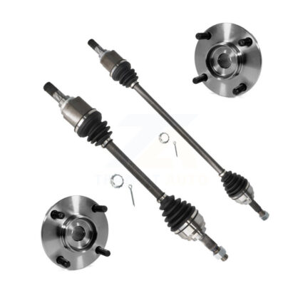 Front CV Axle Drive Shaft And Complete Wheel Hub Bearing Assembly Kit For Nissan Versa KN7-100382