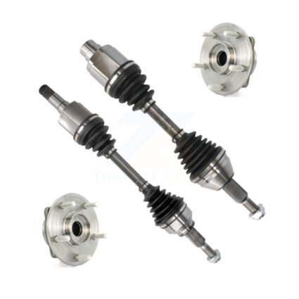 Front CV Axle Drive Shaft And Complete Wheel Hub Bearing Assembly Kit For Dodge Journey KN7-100389