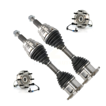 Front CV Axle Shaft And Bearing Kit For 2001-2003 Chevrolet Silverado 3500 GMC Sierra 4WD KN7-100395