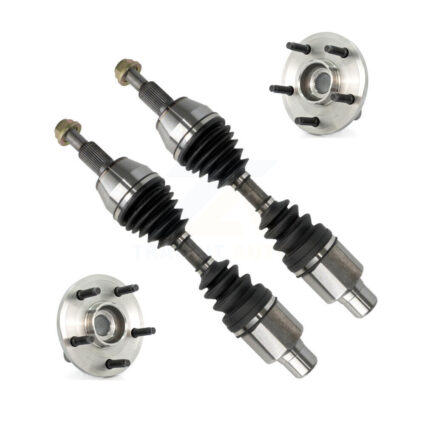 Front CV Axle Shaft & Bearing Kit For Dodge Dakota Mitsubishi Raider 4WD with 2-Wheel ABS KN7-100402