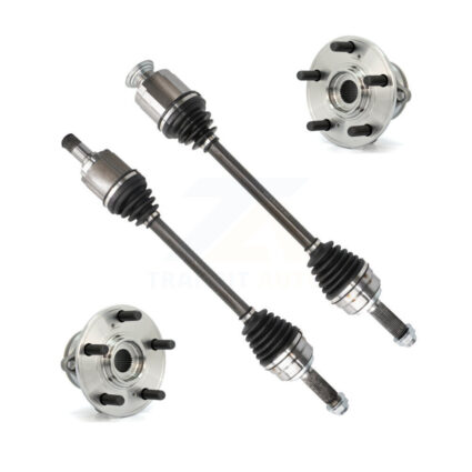 Front CV Axle Drive Shaft And Wheel Hub Bearing Assembly Kit For 2010-2013 Acura MDX ZDX KN7-100403