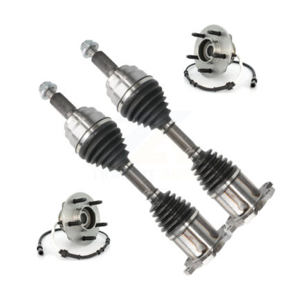 Front CV Axle Drive Shaft And Bearing Kit For Ford F-150 Heritage 4WD with 4-Wheel ABS KN7-100406