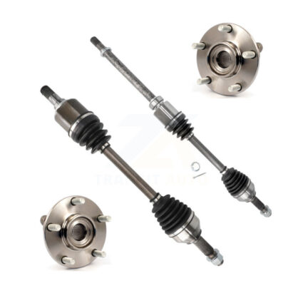 Front CV Axle Drive Shaft And Hub Bearing Assembly Kit For Nissan Rogue Sentra Select KN7-100423