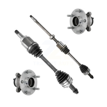 Front CV Axle Drive Shaft And Complete Wheel Hub Bearing Assembly Kit For Lexus IS200t KN7-100432