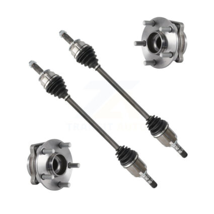 Front CV Axle Drive Shaft And Wheel Hub Bearing Assembly Kit For Subaru Forester Impreza KN7-100433