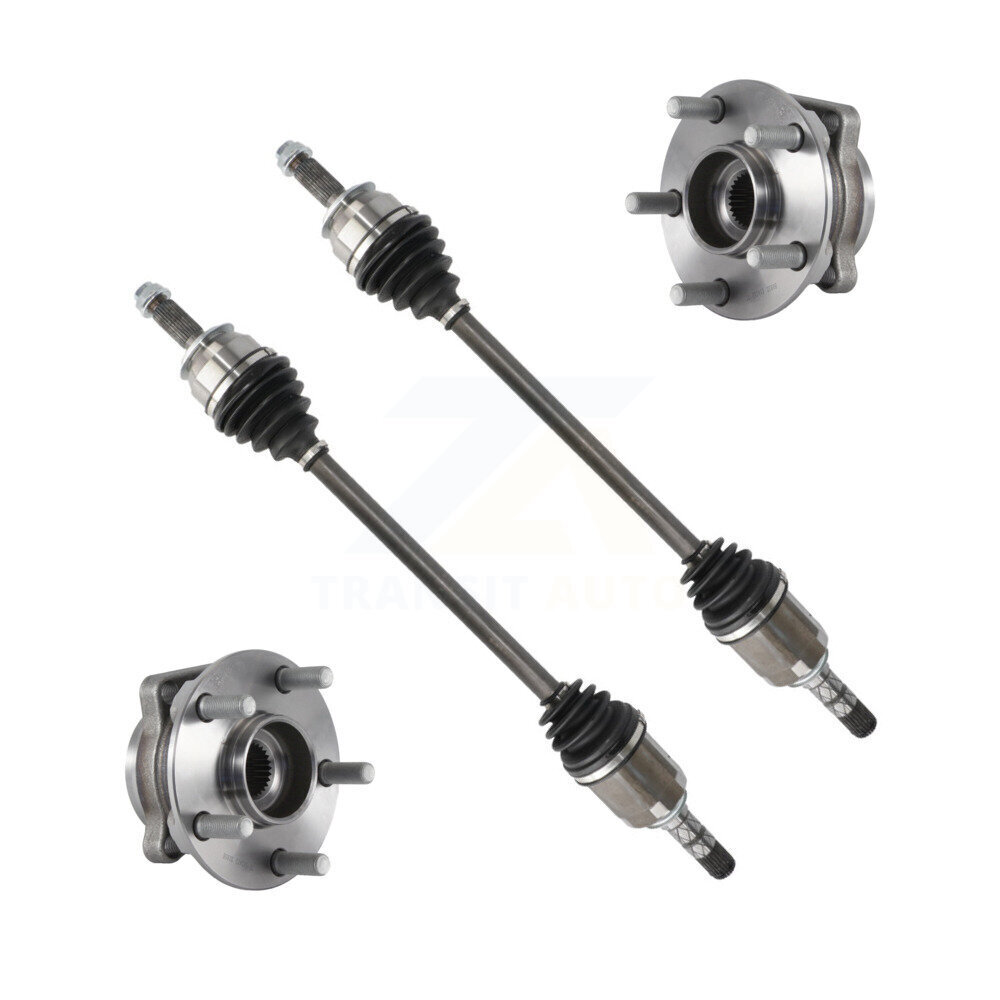 Front CV Axle Drive Shaft And Wheel Hub Bearing Assembly Kit For Subaru Forester Impreza KN7-100433