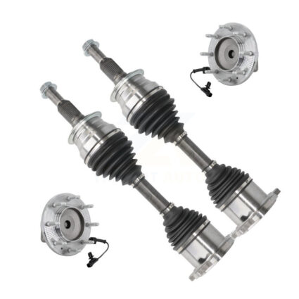 Front CV Axle Shaft And Bearing Kit For GMC Chevrolet Sierra 2500 HD Silverado 3500 RWD KN7-100437