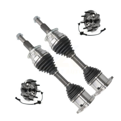 Front CV Axle Shaft And Bearing Kit For GMC Chevrolet Sierra 2500 HD Silverado 3500 4WD KN7-100438