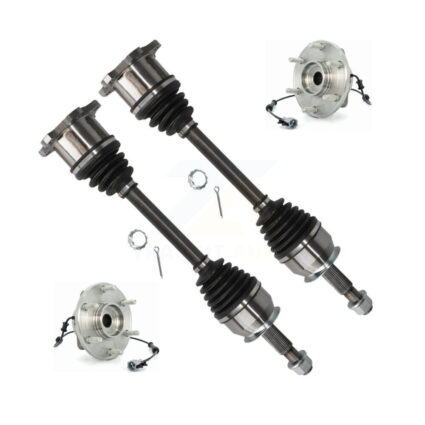 Front CV Axle Shaft And Hub Bearing Kit For Nissan TITAN INFINITI QX56 Armada Pathfinder KN7-100444