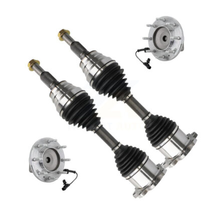Front CV Axle Shaft And Bearing Kit For GMC Chevrolet Sierra 2500 HD Silverado 3500 RWD KN7-100451