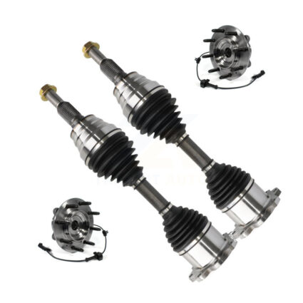 Front CV Axle Shaft And Bearing Kit For GMC Chevrolet Sierra 2500 HD Silverado 3500 4WD KN7-100452