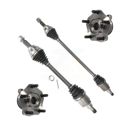 Front CV Axle Drive Shaft And Complete Wheel Hub Bearing Assembly Kit For Nissan Sentra KN7-100466