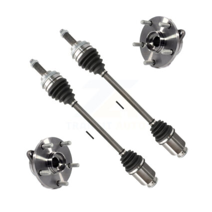 Front CV Axle Drive Shaft And Complete Wheel Hub Bearing Assembly Kit For Subaru Impreza KN7-100470