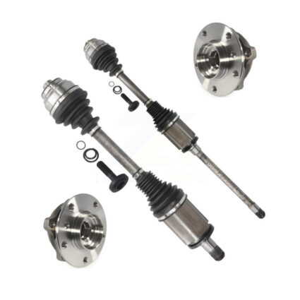 Front CV Axle Drive Shaft And Hub Bearing Assembly Kit For BMW 535i xDrive 528i 640i AWD KN7-100488