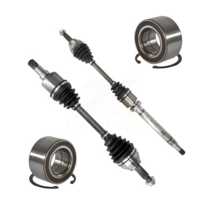 Front CV Axle Drive Shaft Complete Assembly And Wheel Bearing Kit For Ford Focus KN7-100504
